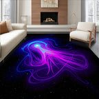 Vibrant Swirls Nebula Rug