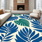 Tropical Leaf Pattern Design Rug