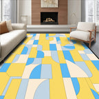 Minimalist Geometric Abstract Shapes Rug