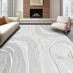 Marble Swirl Abstract Design Rug
