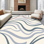 Wavy Abstract Lines Pattern Rug
