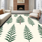 Forest Fern Pattern Rug