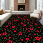 Classic Floral Vine Pattern Rug