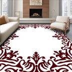 Ornate Floral Scrollwork Design Rug