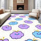 Cute Cloud Duo Pattern Design Rug