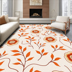Autumn Leaf Bloom Pattern Rug