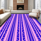 Bold Vertical Stripe Pattern Rug