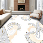 Abstract Swirl Ribbon Pattern Design Rug