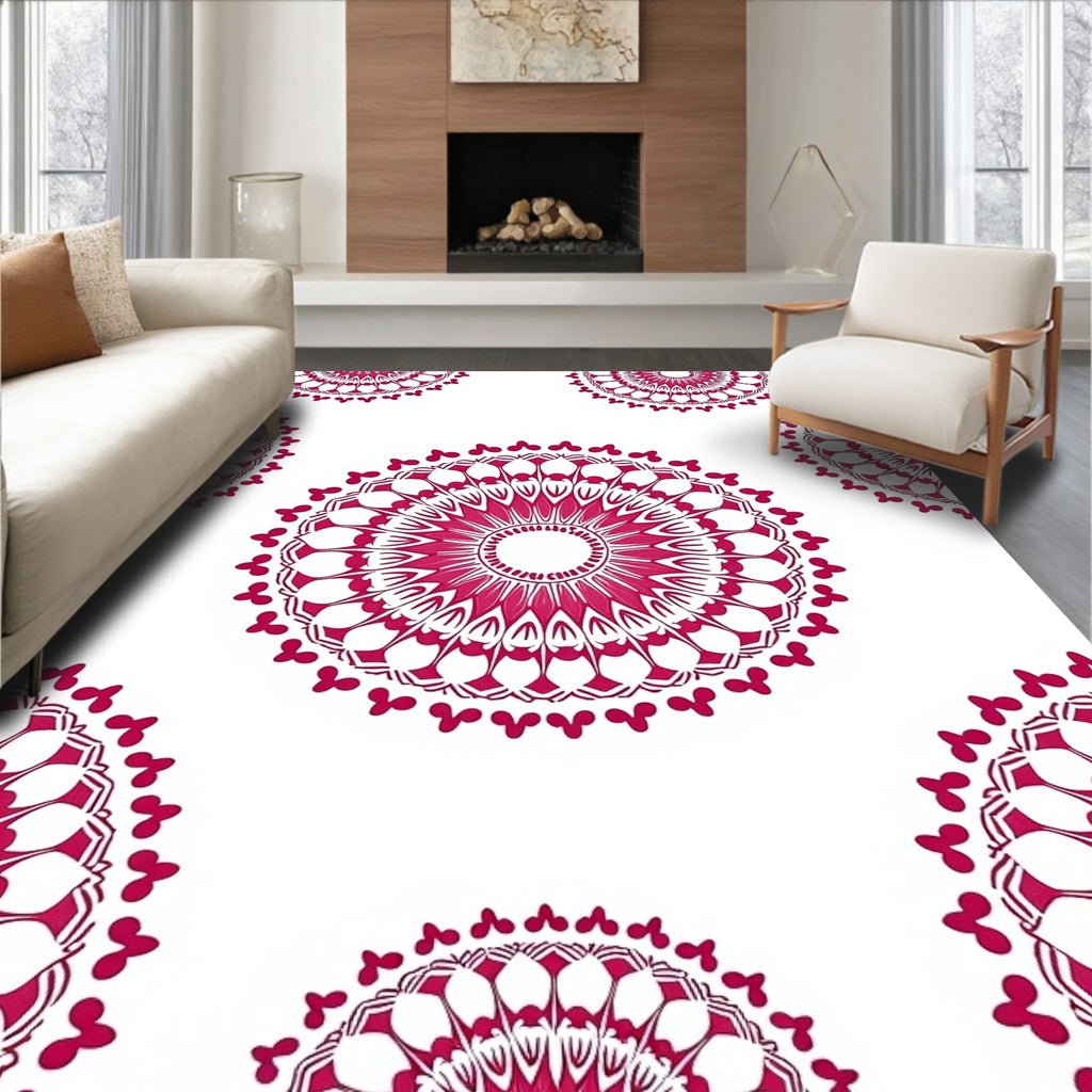 Ornate Mandala Pattern Rug