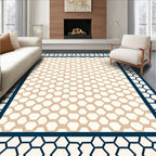 Modern Honeycomb Pattern Rug