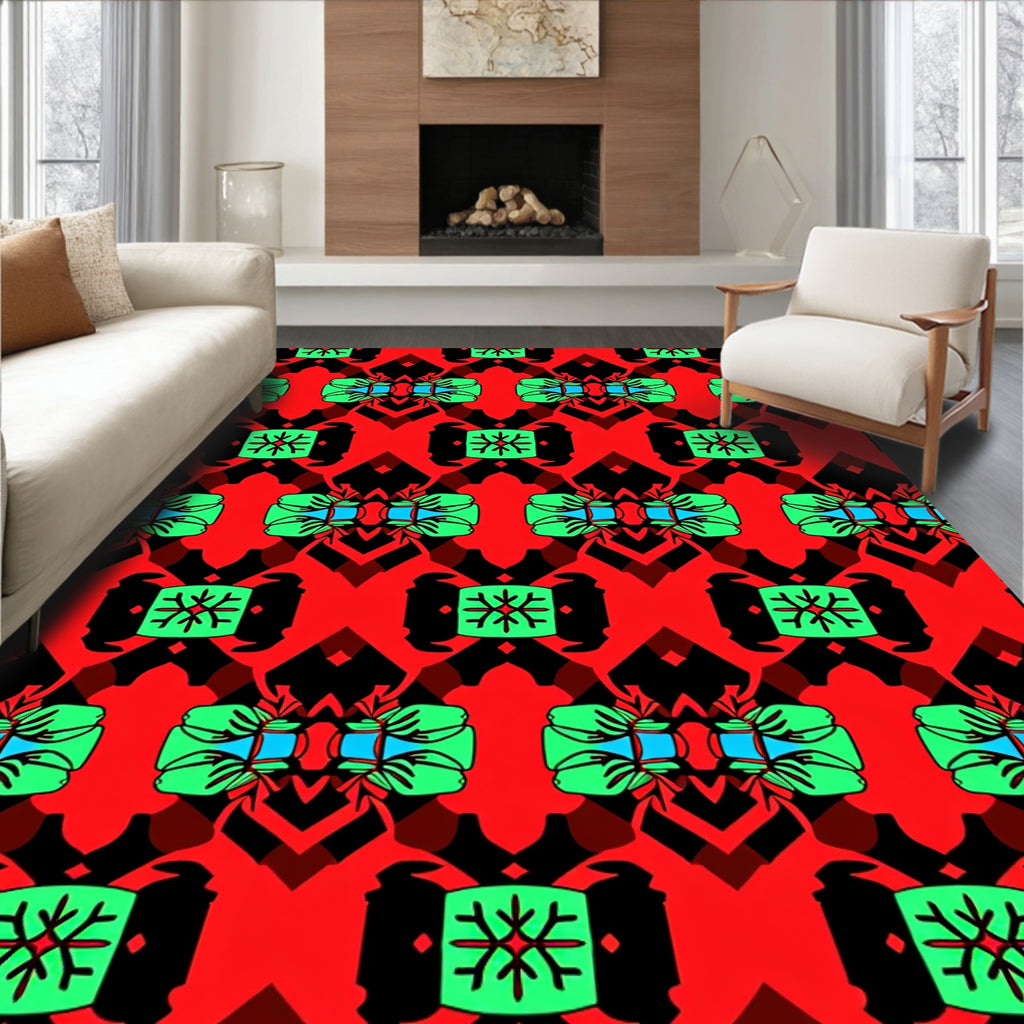 Bold Geometric Pattern Rug
