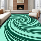 Deep Sea Swirl Pattern Rug