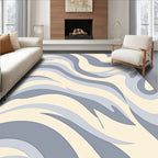Abstract Flowing Wave Pattern Rug