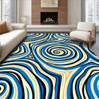 Abstract Swirls Pattern Rug