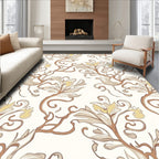 Art Nouveau Floral Vine Pattern Rug