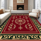 Classic Floral Medallion Border Rug