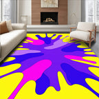 Bold Splatter Abstract Pattern Rug