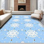 Ice Flower Cascade Sky Pattern Rug