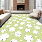 Whimsical Floral Pattern Rug