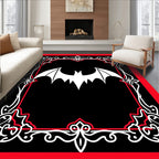 Gothic Bat Frame Designer Rug