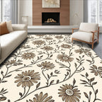 Delicate Daisy Vine Pattern Rug
