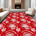 Bold Abstract Eye Pattern Design Rug