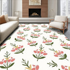 Sweet Floral Bouquet Pattern Rug