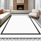 Monochromatic Geometric Border Rug
