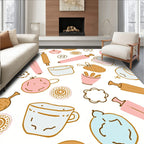 Whimsical Baking Pattern Delightful Design Rug