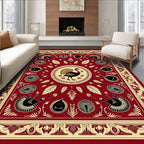 Bold Turkey Motif Decorative Rug