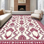 Tribal Geometric Pattern Rug