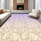 Abstract Gradient Swirl Pattern Rug