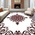 Ornate Floral Mandala Patterned Rug