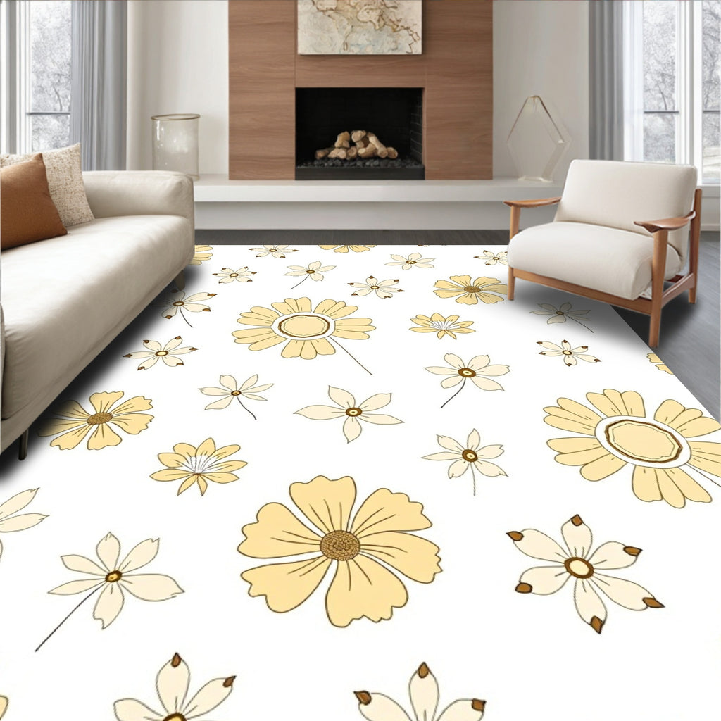 Floral Delight Pattern Design Rug