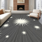 Explosive Starburst Graphic Pattern Rug