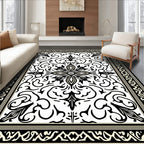 Classic Floral Inlay Art Rug