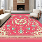 Mandala Floral Border Design Rug