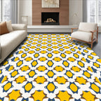Geometric Starburst Pattern Rug
