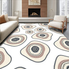 Abstract Organic Eye Pattern Rug