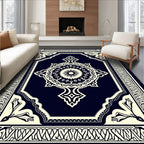 Intricate Floral Medallion Patterned Rug