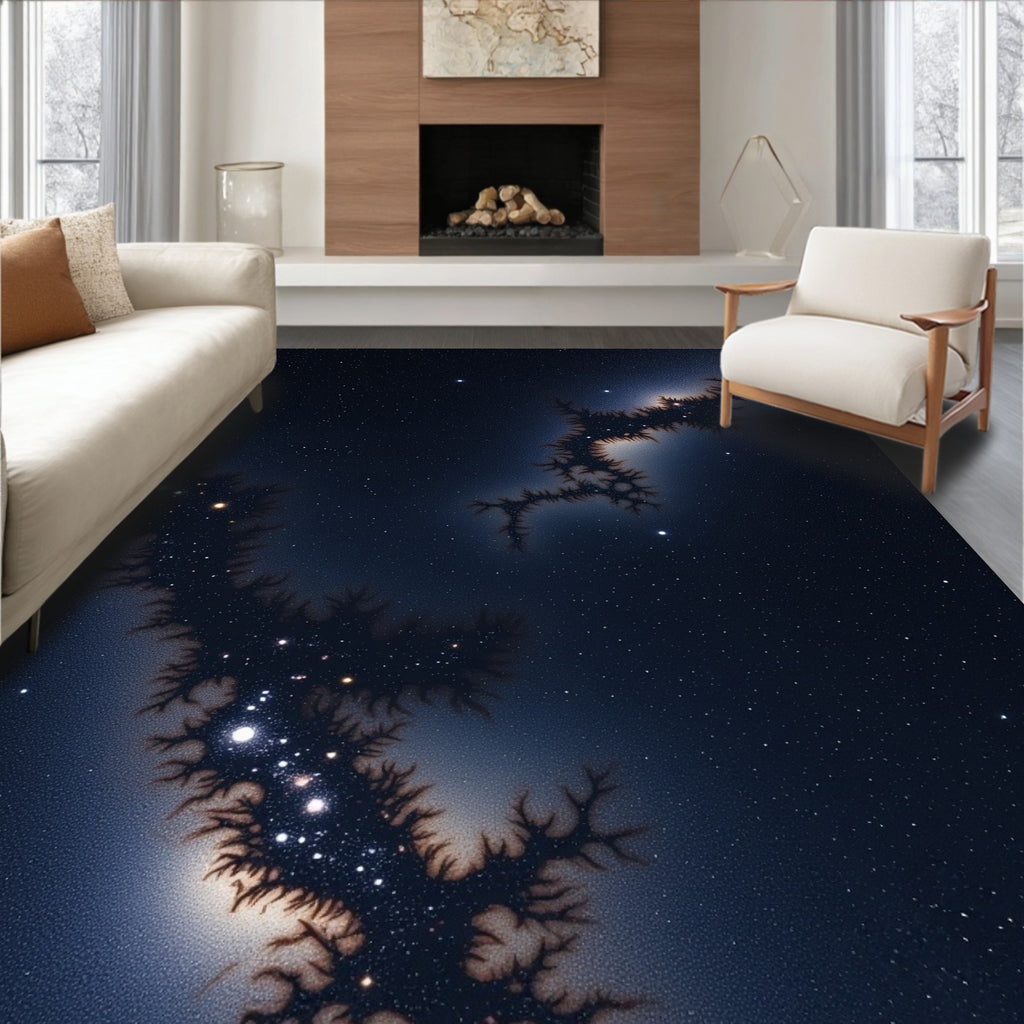 Cosmic Nebula Star Fields Rug