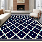Classic Quatrefoil Lattice Pattern Rug