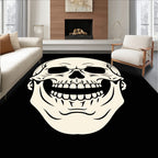 Gothic Skull Illustration Rug
