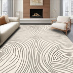 Wood Grain Contour Pattern Rug