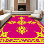Vivid Floral Intricate Design Rug