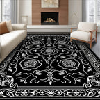 Vintage Floral Arabesque Design Rug