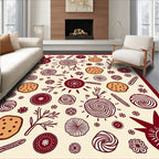 Whimsical Sun and Star Pattern Rug