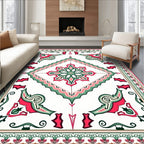 Ornate Floral Vine Patterns Rug