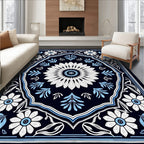 Classic Floral Medallion Design Rug