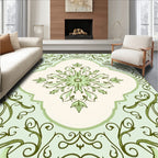 Art Nouveau Floral Swirls Rug